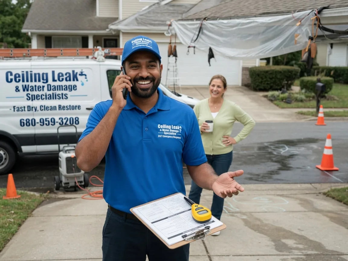 Ceiling Leak Cleanup Kahlotus, WA FAQs